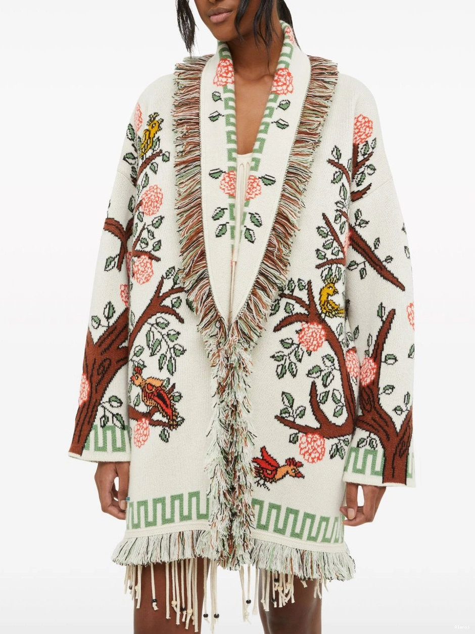 Affordable Life Alanui of cardigan Women cashmere Tree 0425